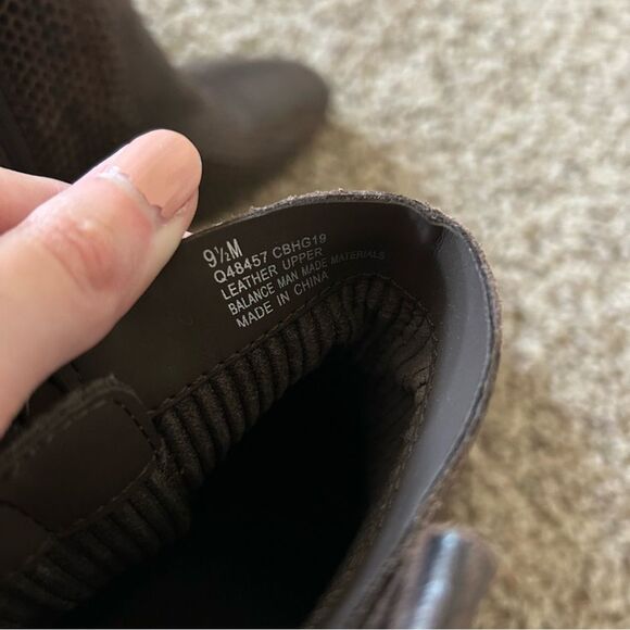 Korks Kork-Ease Leyland Snakeskin Textured Leather Ankle Boots Size 9.5 - Picture 9 of 9